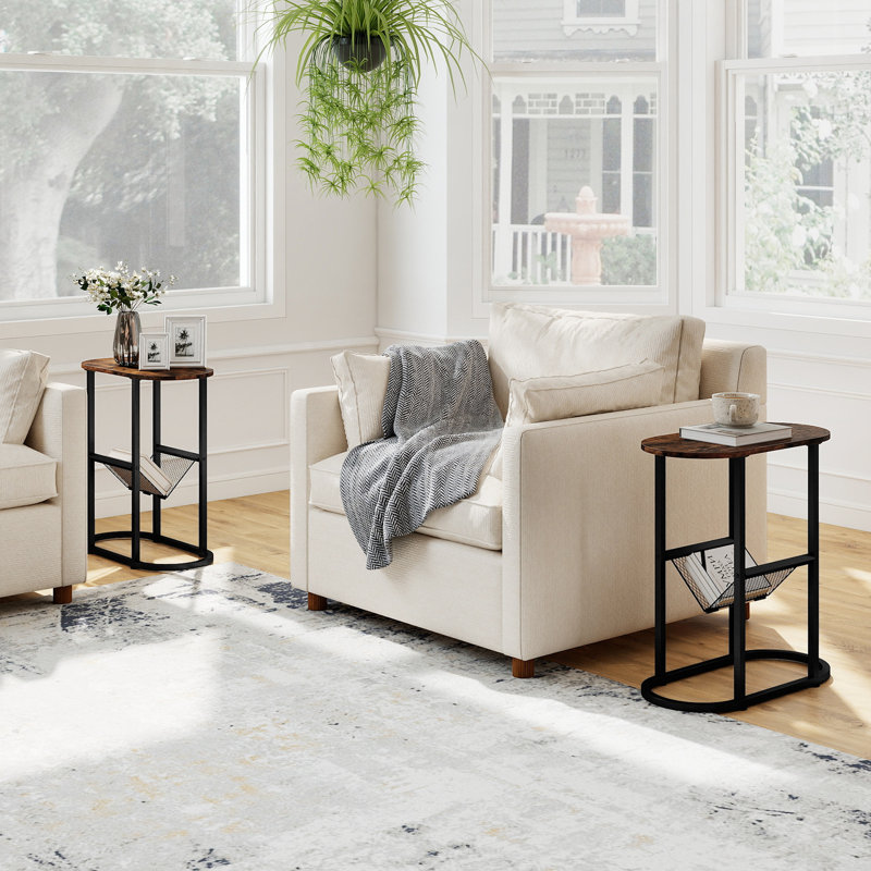 Table de bout avec rangement Frame
