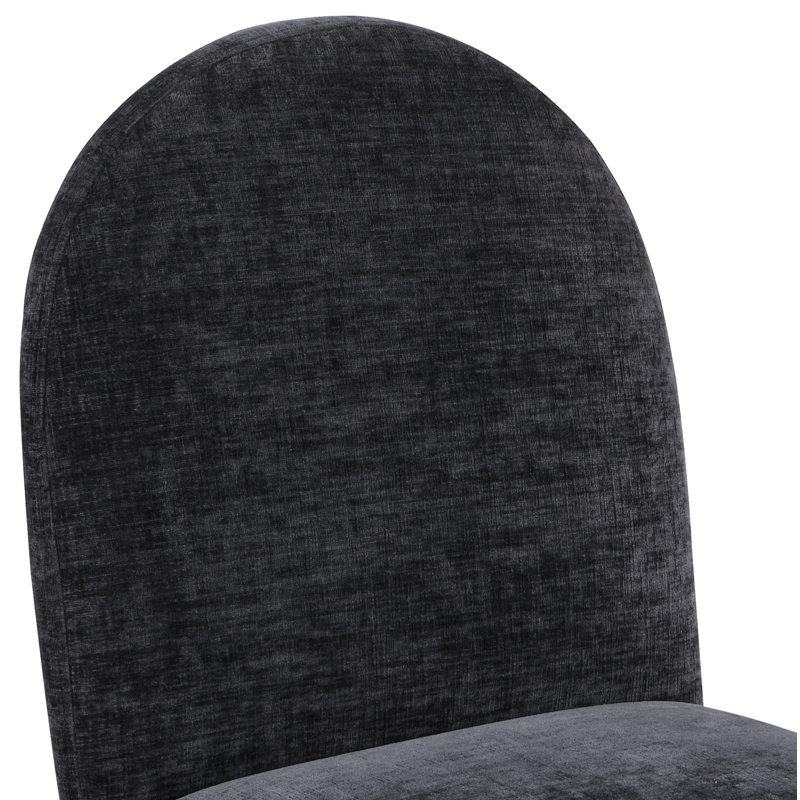 Chaise Waldorf, Naturel, Chenille noir