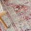 Red Rug, Bordered Floral Rug, Traditional Stain Resistant Rug, Persian Rug For Bedroom, Dining Room-233522372