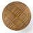 Cagnie Scandinavian Minimalist Acacia Wood Outdoor Dining Set With Armless Cushioned Chairs And Round Slat Table