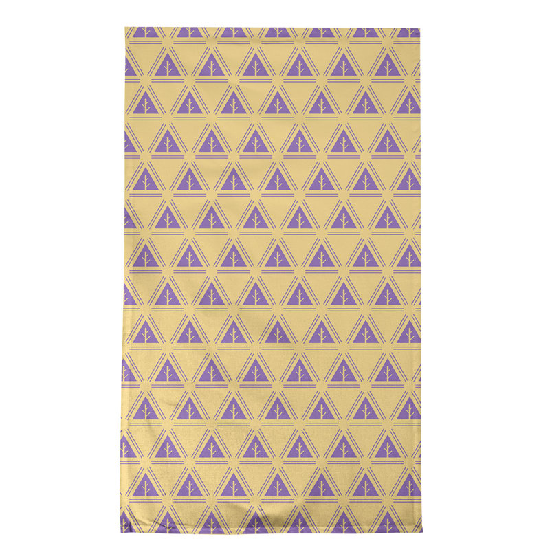 Theo Nath Tea Towel Kitchen Towel, Cream/Purple, Poly Twill