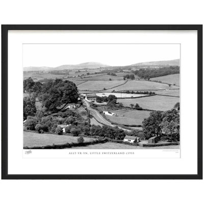 Allt Yr Yn, Little Switzerland C1955 1 Piece Single Picture Frame Wall Art