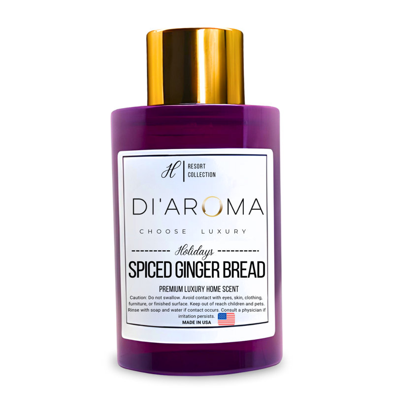 DI'AROMA Fresh Pine Aroma Mélange d'huiles en plastique, bouteille mauve 120 ml, collection Holiday, diffuseur d'arôme, mélange d'huile sans eau,