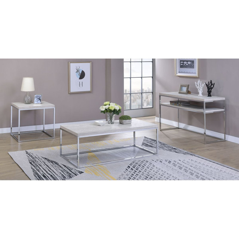 Table de bout avec base ouverte