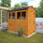 TigerFlex® Modular Buildings 4 ft. W x 8 ft. D Solid Wood Tongue & Groove Apex Tool Shed