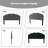 Flower-Shaped Upholstered Headboard with Adjustable Height & Width-692102556-692266924