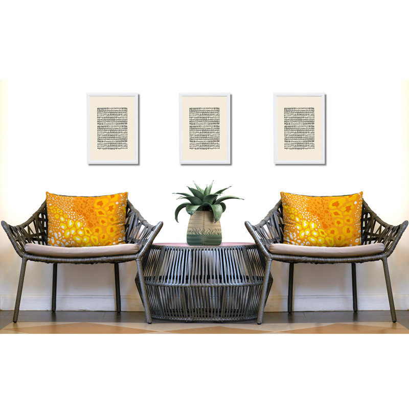 Oreiller réversible intérieur / extérieur Ashly, 25x18, Tangerine