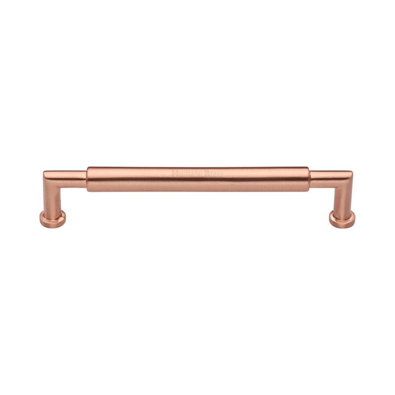 Heritage Brass Heritage Cabinet Pull Bauhaus Round Design, 166cm L x 13cm W, Polished Chrome