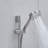 Bathroom 10-Inch Shower System - Matte Black Wall Mounted Faucet With 5-Spray Handheld And Slide Bar Faucets Head For