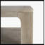 Table basse carrée avec rangement, frêne clair