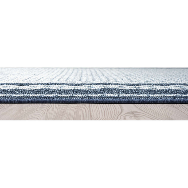 Tapis d'intérieur / extérieur texturé tissé à la machine, Rectangle 3 pi 3 po x 5 pi