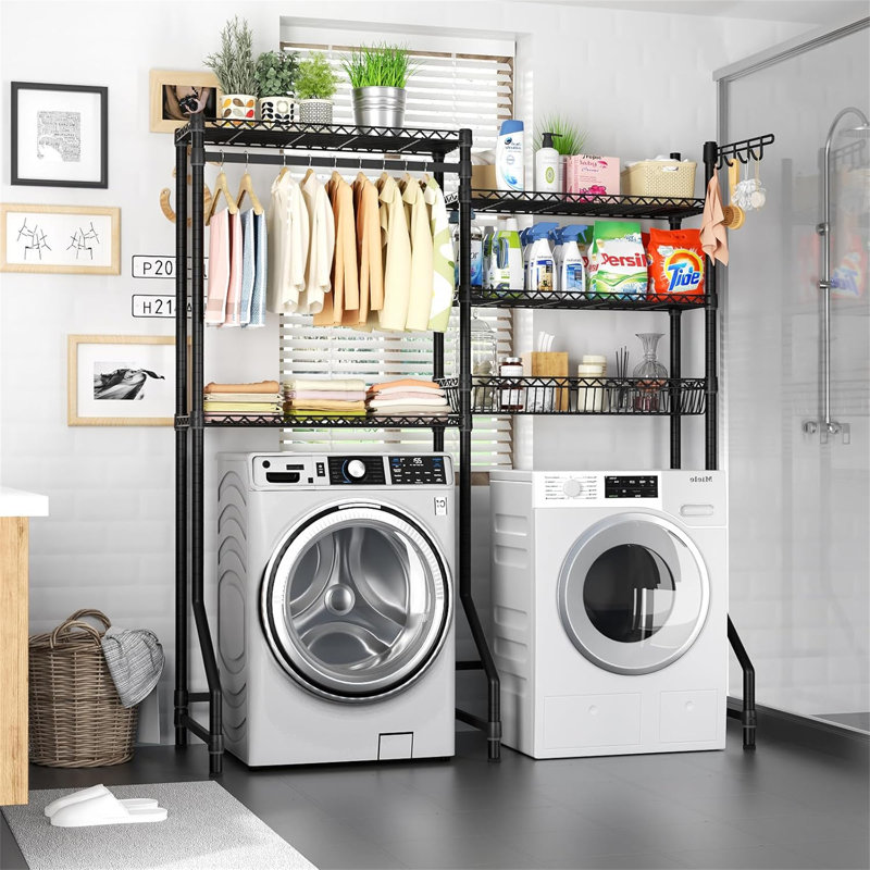 Over Washer Shelves - Heavy Duty Storage With Adjustable Height