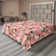 Ambesonne Floral Boho Flat Sheet Leafy Tropical Blooms