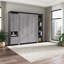 Lit escamotable complet Camalla avec solutions de rangement étroites (99 W)-55325639