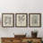 " Antique Black And White Botanical VII " 3 - Pieces-408395204-408394297