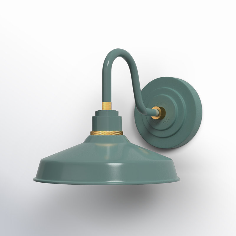 Marsi Aluminum Wall Light, Sage Green