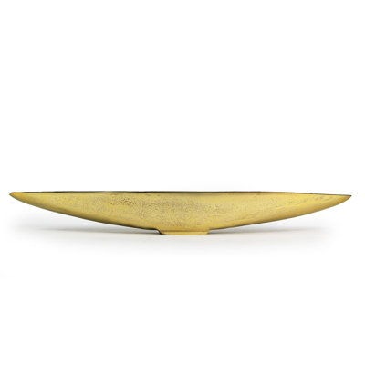 Metal Boat Vase