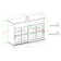 Baltasar 47'' Sliding Windowpane Door Sideboard