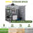6 x 4 FT Outdoor Storage Shed, Resin Garden Tool Shed with Lockable Double Doors, Built-In Floor & Weather-Resistant Sloped Roof for Backyard Storage, Pool Supply-121909652-128501933