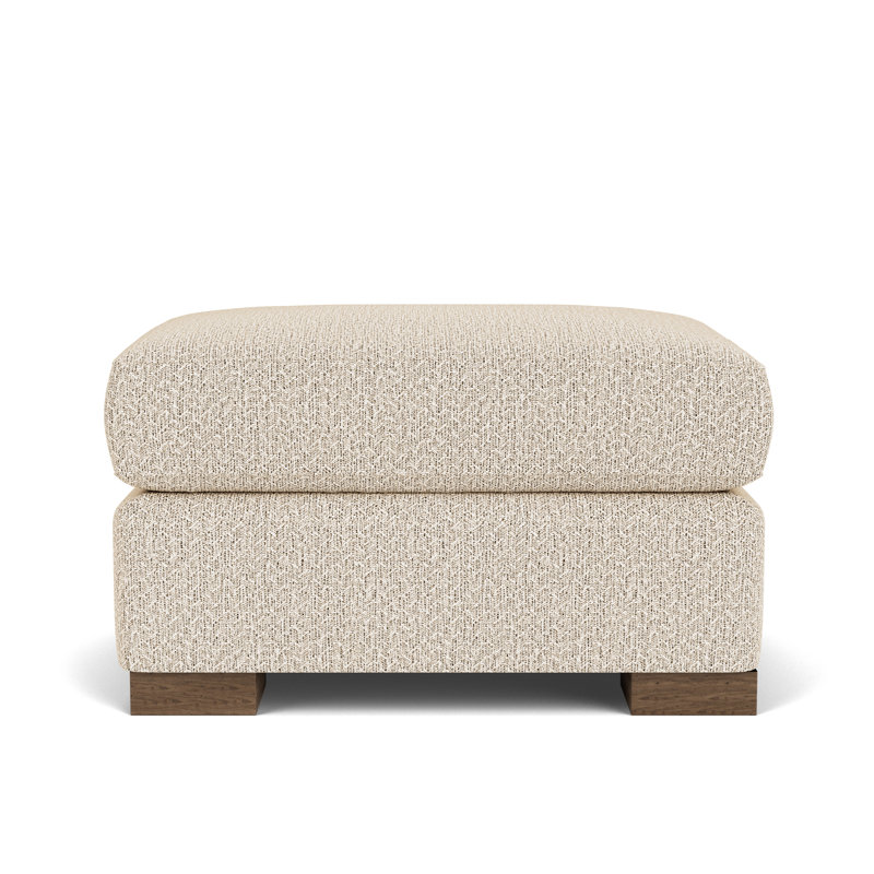 Repose-pieds carré standard de 31 po de largeur, Polypropylène / oléfine crème