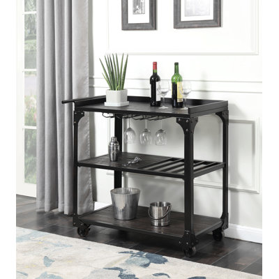 Sherlock - Cart With Casters - Black
