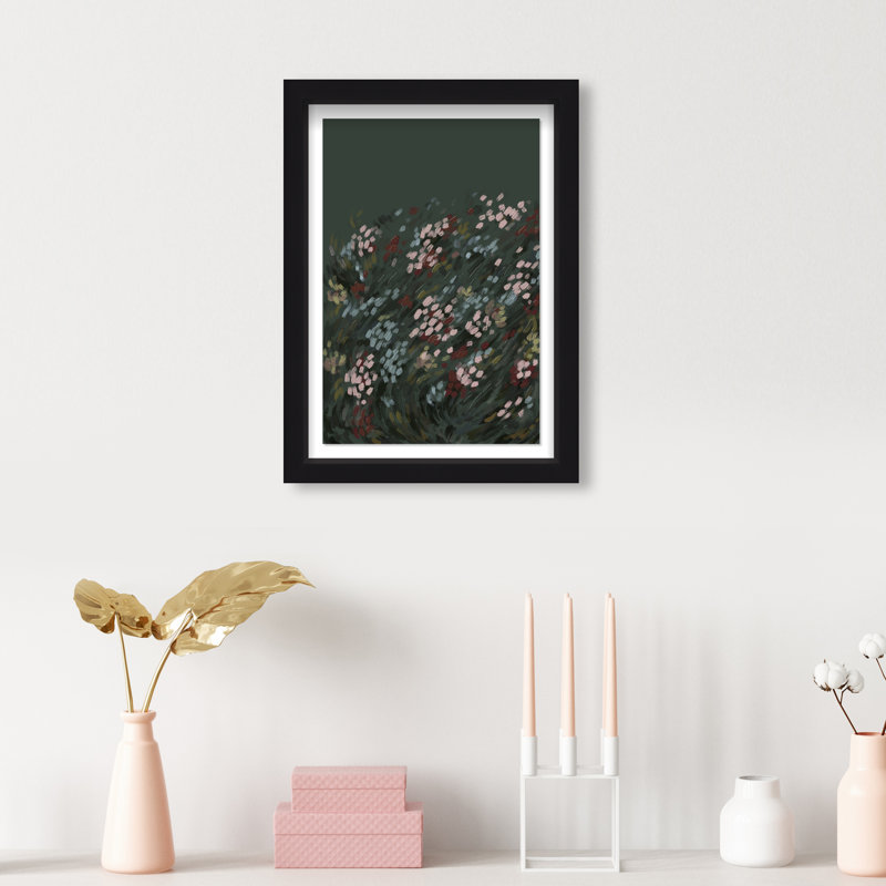 Subtle Movement Print by Oliver Gal, 11.5"H x 16.5"W, Black Shadowbox