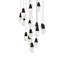 Martini 15 Light Crystal LED Multi-Light Pendant-1322101524-1322101525