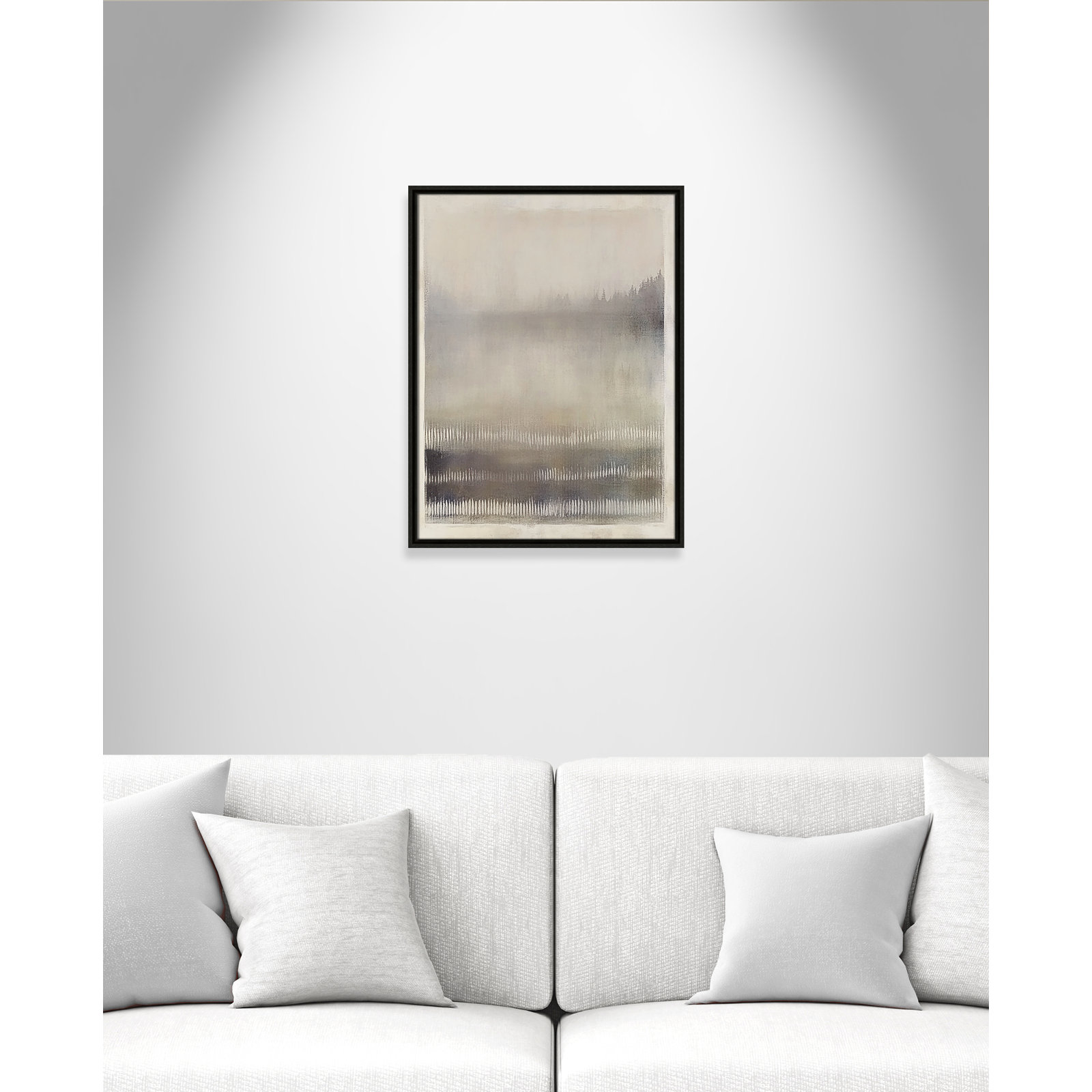 Balanced Silence III Print by Irena Orlov, 25.5" H x 19.5" W, Espresso Floater