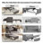 87''W 3-In-1 Convertible Sleeper Chair Bed, 3-Section Extra Length Adjustable Backrest  With 2 Cushions & Storage Bag-1712303262