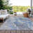 Caelara Blue Washable Indoor-Outdoor Rug - LOOMLAN-84820922