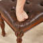 Solid + Manufactured Wood Accent Stool