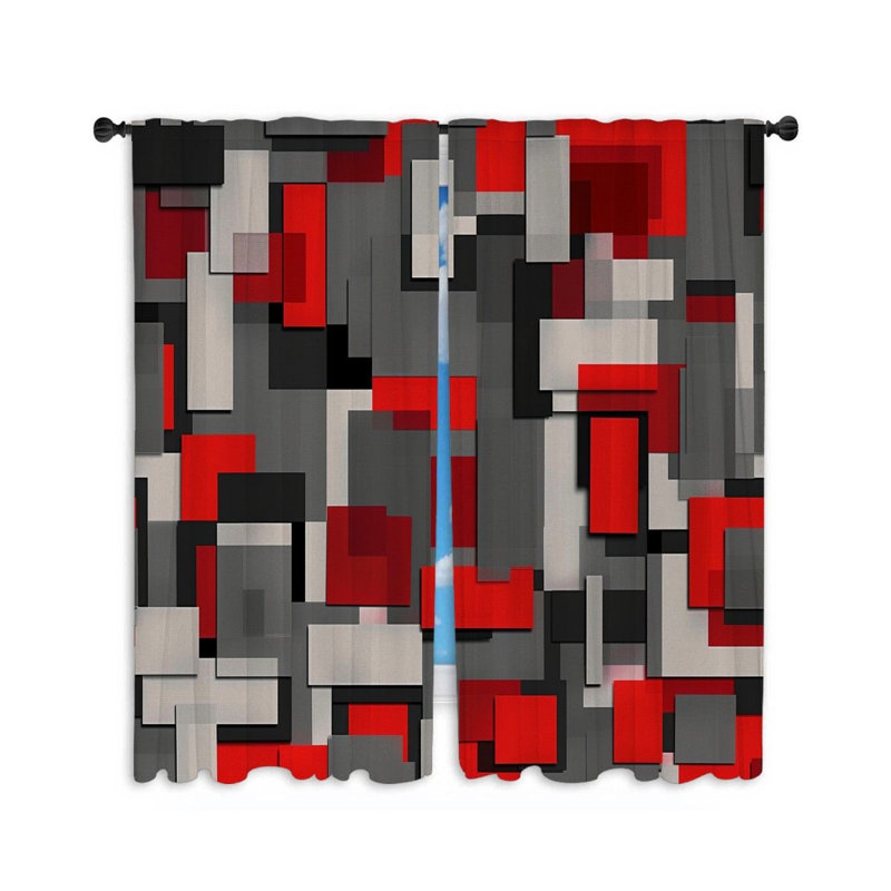 Paire de rideaux obscurcissant en polyester Efthim, L 20 po x L 84 po