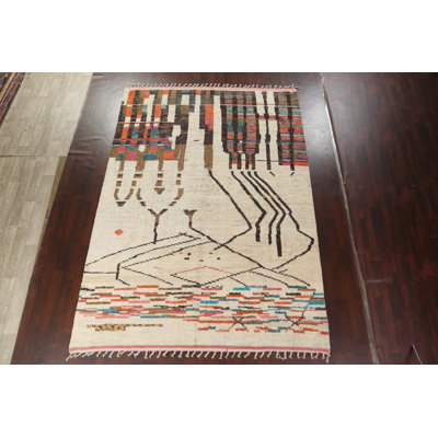 Tapis marocain oriental noué à la main 9 x 13