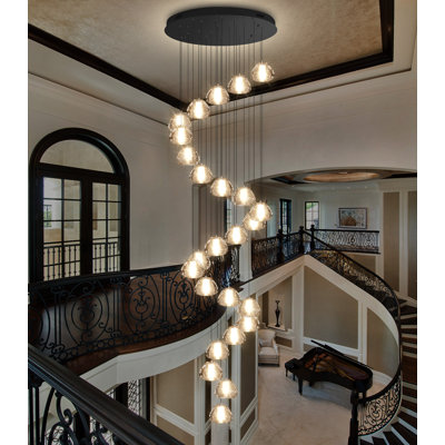 25 - Light Dome Crystal Chandelier