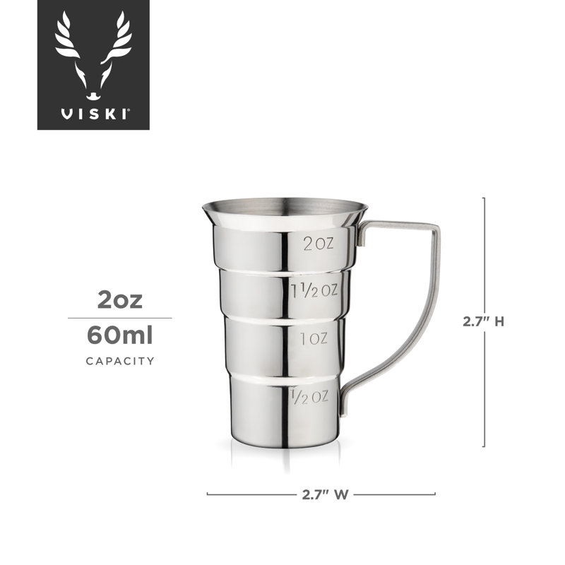 Stainless Steel Stepped Jigger