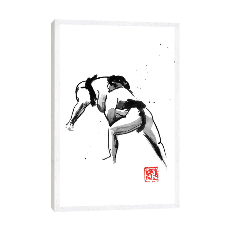 Sumotori by Péchane - Painting on Canvas
