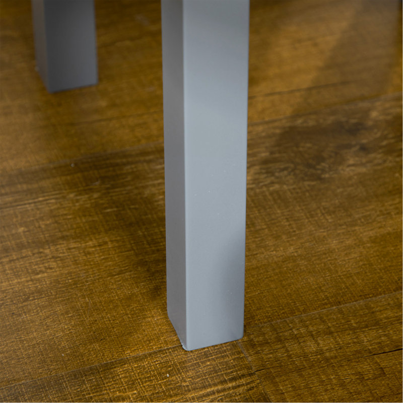 Table d'appoint à 2 niveaux avec tiroir, table de bout étroite avec tablette inférieure, pour le salon ou la chambre à coucher, gris