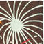 Tapis rouge / brun en laine / viscose touffeté à la main Candelo Soho-31778798