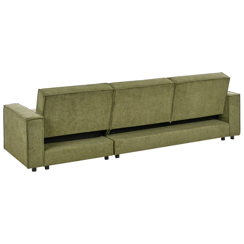 ROMEDAL II 3 Seater Sofa Bed, Right Hand Facing, Green