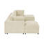 Canapé modulaire réversible en velours côtelé-129489930-129489935-129489941