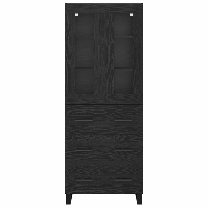 69.5cm Sideboard, Black Oak