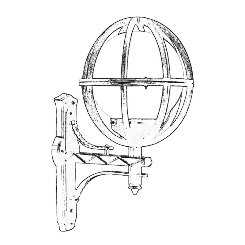 Sloat Black Outdoor Armed Sconce