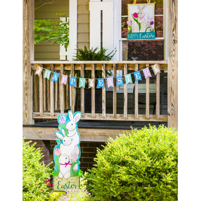 Jeu de jardin lapin trio