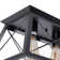 5-Light Metal Flush Mount Rectangular Ceiling Light