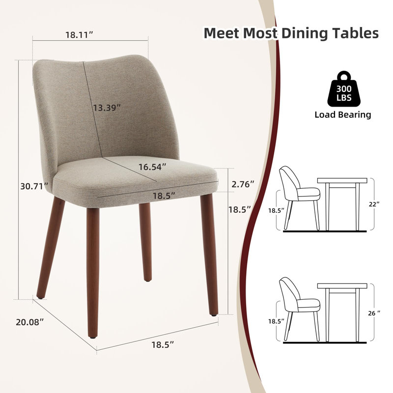 Side Chair in Brown