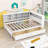 Tou Wood Daybed with 2 Drawers and Shelves-1464820115-1464820125