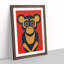 Monkey in Abstract No.2 - Wall Art-86284636-86284638