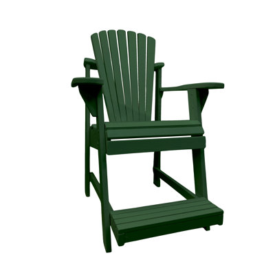 Weathercraft Classic USA-Made Adirondack Balcony/Pub Chair – 14 Sherwin-Williams Finish Colors, Elevated Outdoor Seating with Built-In Footrest