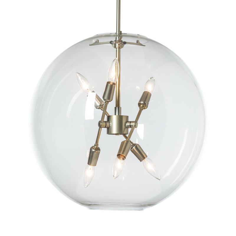 Sfera 6 - Light Pendant, Modern Brass