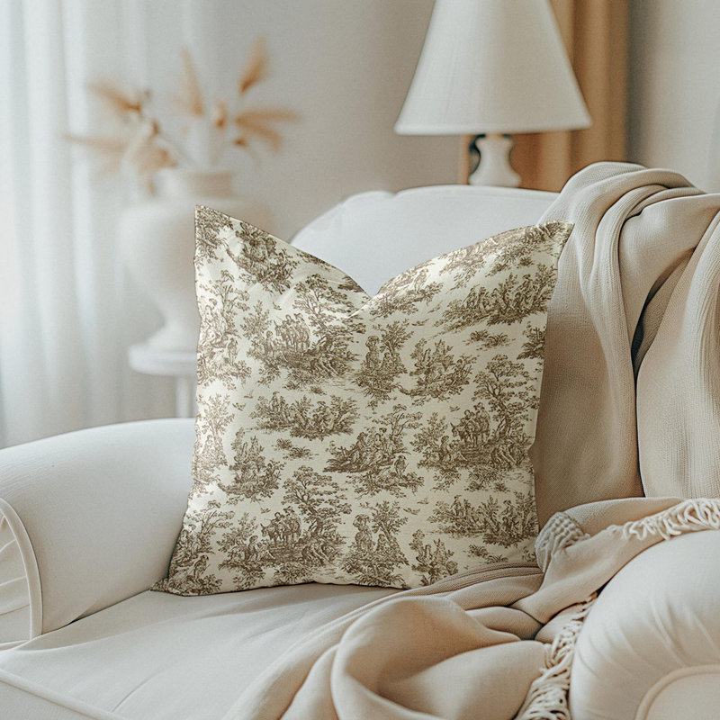 Housse de coussin Chestnut, Carré 17 po